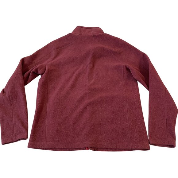 L.L. Bean Trail Fleece Men's Size Medium Rustic Red Full Zip 3-Season Wear - Picture 5 of 5